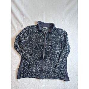 Y2K‎ Avenue Full Zip Long Sleeve Sheer Grey Jacket Women's 18/20 *
